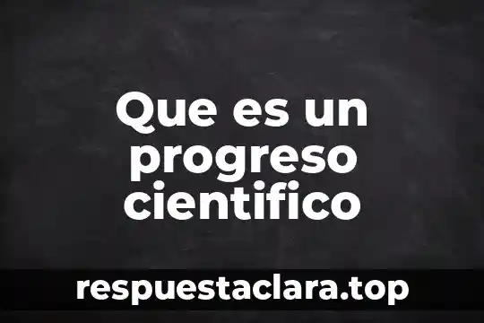 Que es la manzanilla y su nombre cientifico 8 Que es un progreso cientifico