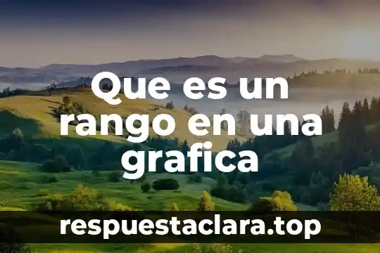 Que es un rango en una grafica
