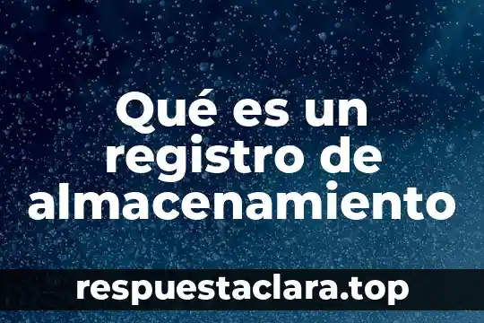 Registro holter que es 6 Qué es un registro de almacenamiento