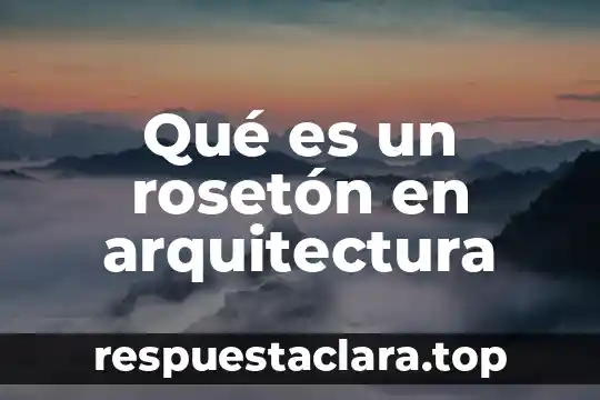 Qué es iconico en arquitectura 4 Qué es un rosetón en arquitectura