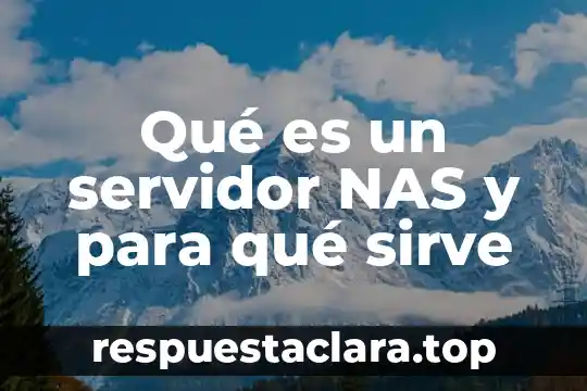 Que es la trema y para que sirve 5 Qué es un servidor NAS y para qué sirve