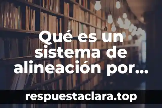 Qué es un sistema de alineación por láser