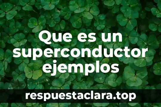 Qué es petrificación y ejemplos 7 Que es un superconductor ejemplos