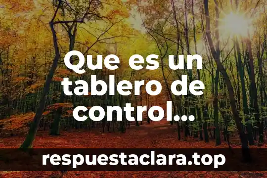 Que es un tablero de control termomagnetico electrico