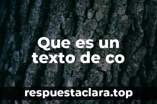 Que es un texto biográfico en investigacion 7 Que es un texto de co