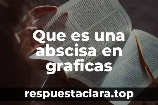 Que es una abscisa en graficas