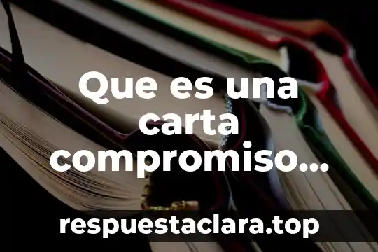 Que es una carta compromiso escolar en ipn