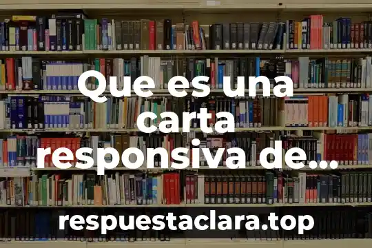 Qué es acidez de un compuesto orgánico 3 Que es una carta responsiva de compra venta