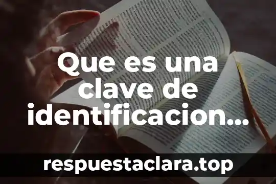 Qué es número de identificación de cuenta IVR Visa 4 Que es una clave de identificacion de plantas