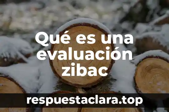 Que es ser obligacionista 7 Qué es una evaluación zibac