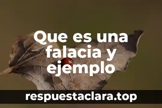 Que es un compuesto ejemplo caeros 7 Que es una falacia y ejemplo