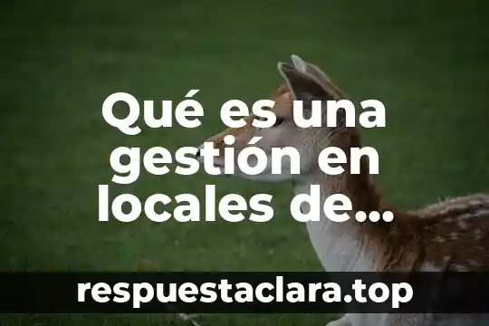 Que es s6 y s6 dibujo tecnico 3 Qué es una gestión en locales de atención al público