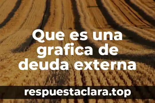 Qué es un gasto y deuda en economía 7 Que es una grafica de deuda externa