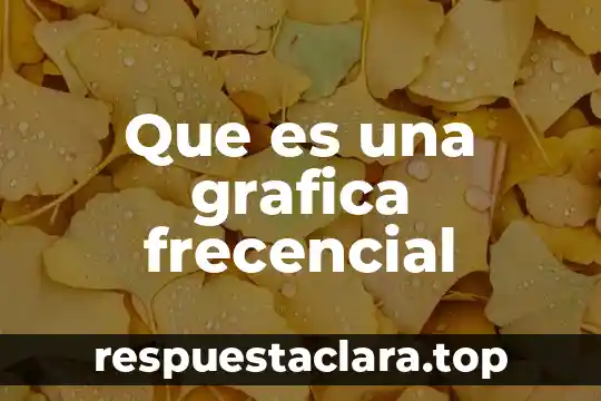 Que es una grafica frecencial