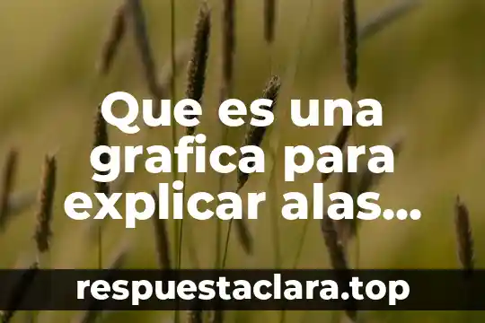 Que es una grafica para explicar alas niños