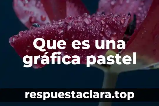 Que es una gráfica pastel
