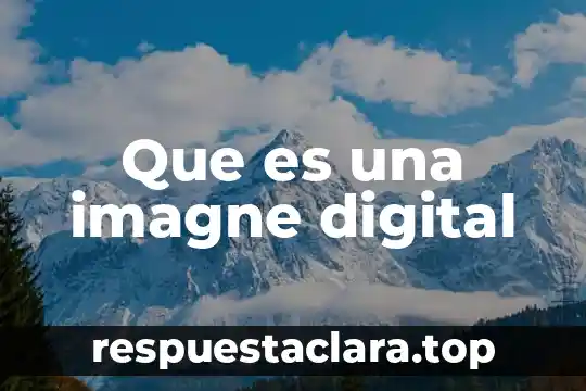 Que es una imagne digital