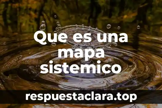 Variantes que es 5 Que es una mapa sistemico