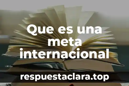 Que es ser simetrico 6 Que es una meta internacional