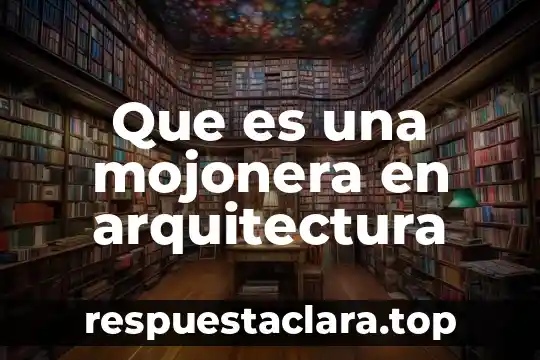Que es abstracto en arquitectura 7 Que es una mojonera en arquitectura