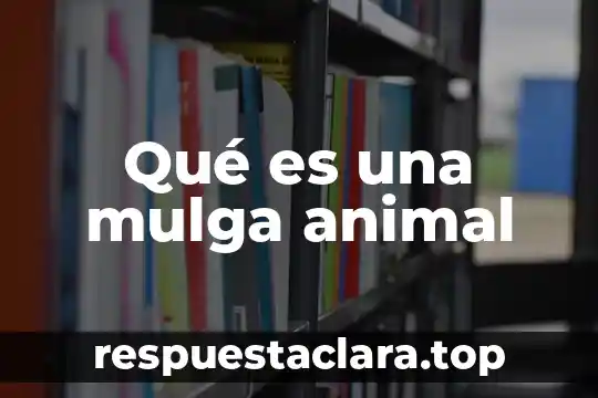 Que es el genotipo de un animal 3 Qué es una mulga animal