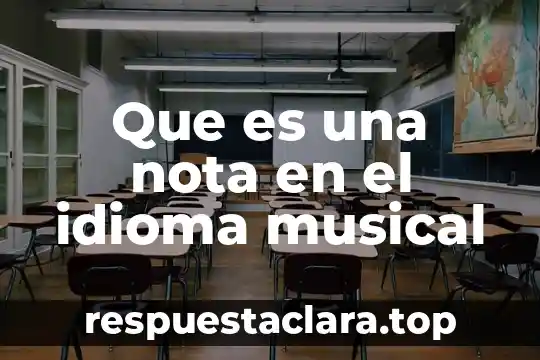 Por que es importante el idioma ingles mapa mental 4 Que es una nota en el idioma musical