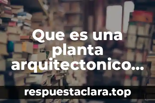 Que es una planta movil 5 Que es una planta arquitectonico centrifuga
