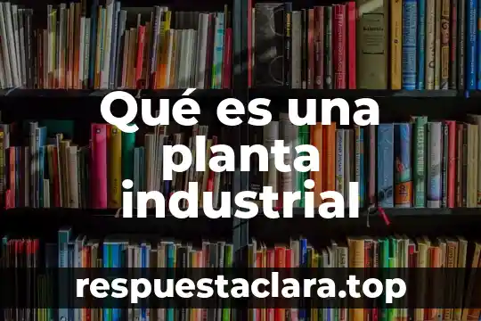 Para que es la planta lengua de suegra 3 Qué es una planta industrial