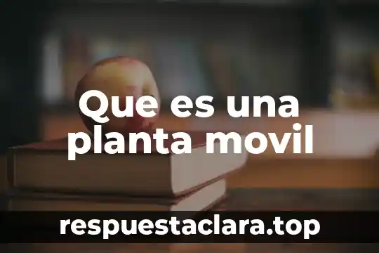 Que es una planta arquitectonico centrifuga 5 Que es una planta movil