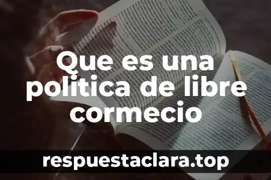 Que es la libre competencia indecopi 5 Que es una politica de libre cormecio