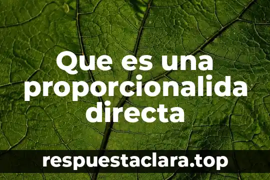 Que es la eutanasia directa e indirecta 6 Que es una proporcionalida directa