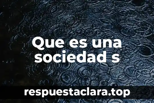 Qué es la sociedad indígena venezolana 7 Que es una sociedad s