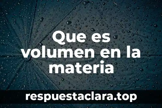 Qué es subsidio en materia de comercio exterior 5 Que es volumen en la materia