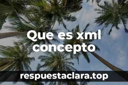Que es xml en contabilidad tesis 3 Que es xml concepto