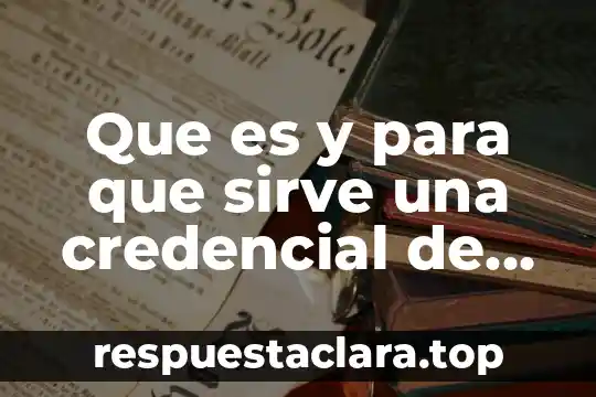Que es y para que sirve una credencial de biblioteca