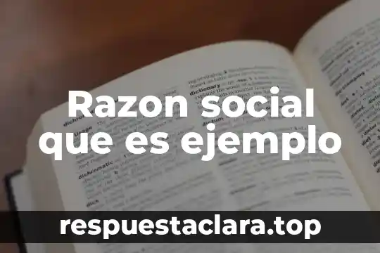 Que es el ser espiritual humano y social 3 Razon social que es ejemplo