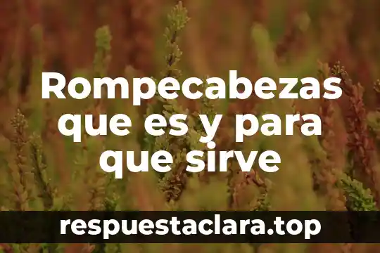 Por que es importatente conocer la historia 8 Rompecabezas que es y para que sirve
