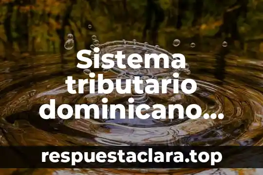 Sistema tributario dominicano que es
