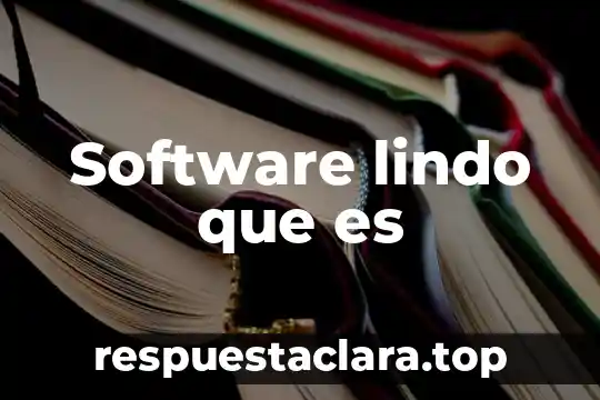 Software lindo que es