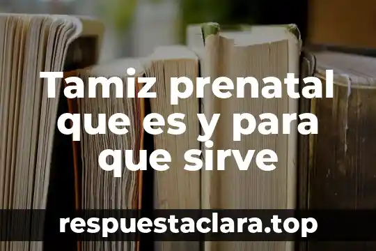 Que es ser esclavo de las religiones 5 Tamiz prenatal que es y para que sirve