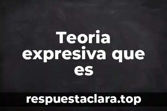 Qué es la teoría de la inercia 7 Teoria expresiva que es