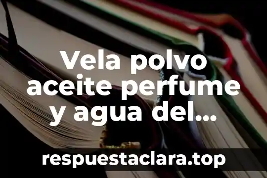 Qué es instinto animal 5 Vela polvo aceite perfume y agua del retiro que es