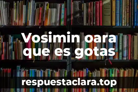 Ad account que es 3 Vosimin oara que es gotas