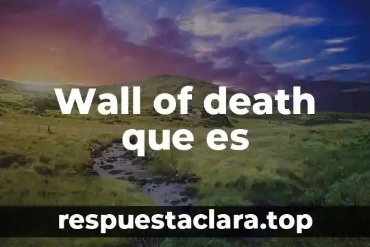 Compuesto inorgánico que es utilizado en la industria 7 Wall of death que es