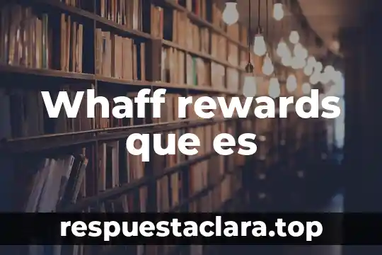 Que es la fase de compuesto organico 7 Whaff rewards que es