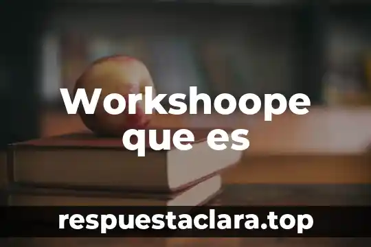 Workshoope que es